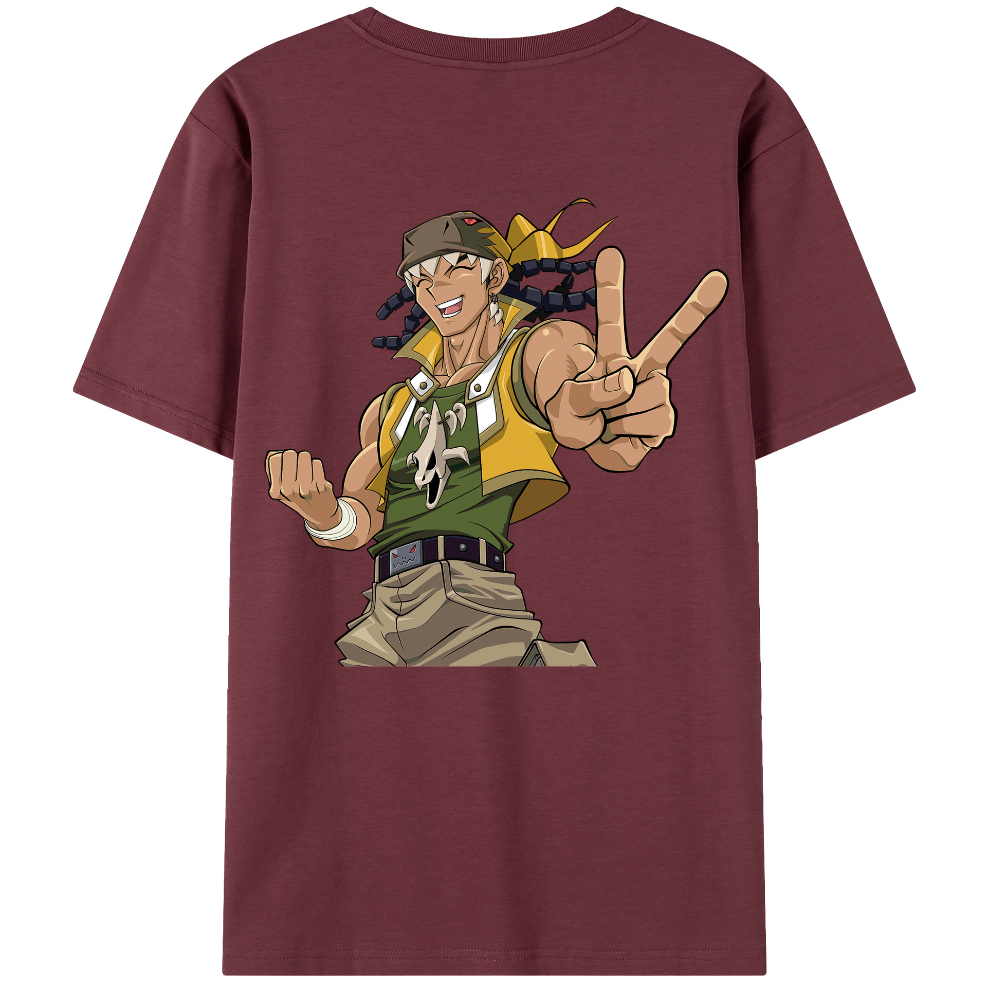 （画像用） 遊☆戯☆王 Yu-Gi-Oh! 綿100％半袖Tシャツ（背面プリント）